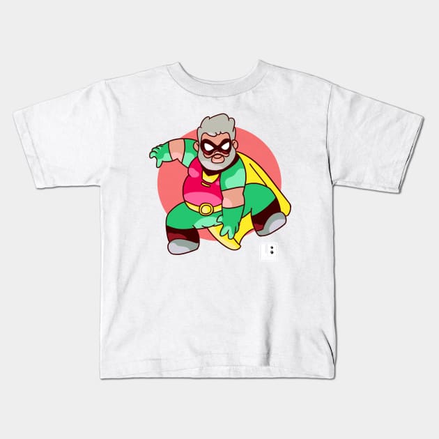 Bear Robin Kids T-Shirt by LessandroBarbosa